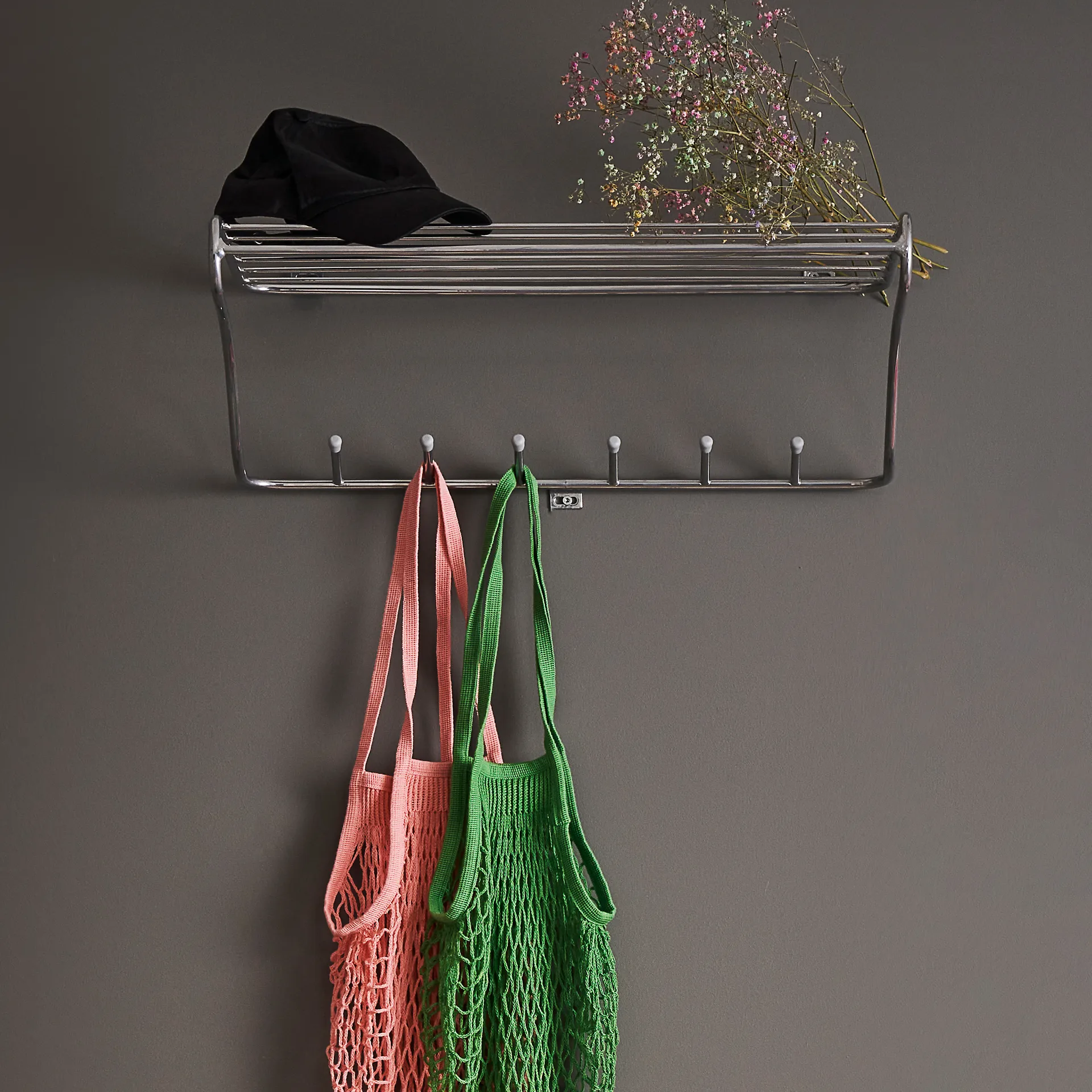 Hat Rack hatthylla, Chrome Maze