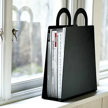 MagBag tidningsställ, svart Maze