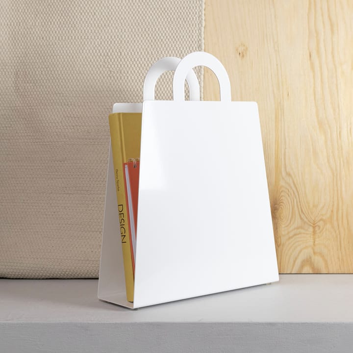 MagBag tidningsställ, vit Maze