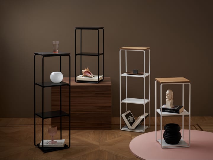 Mixrack Floor Shelf L hylla 26x19x82,2 cm, Stained oak-black Maze