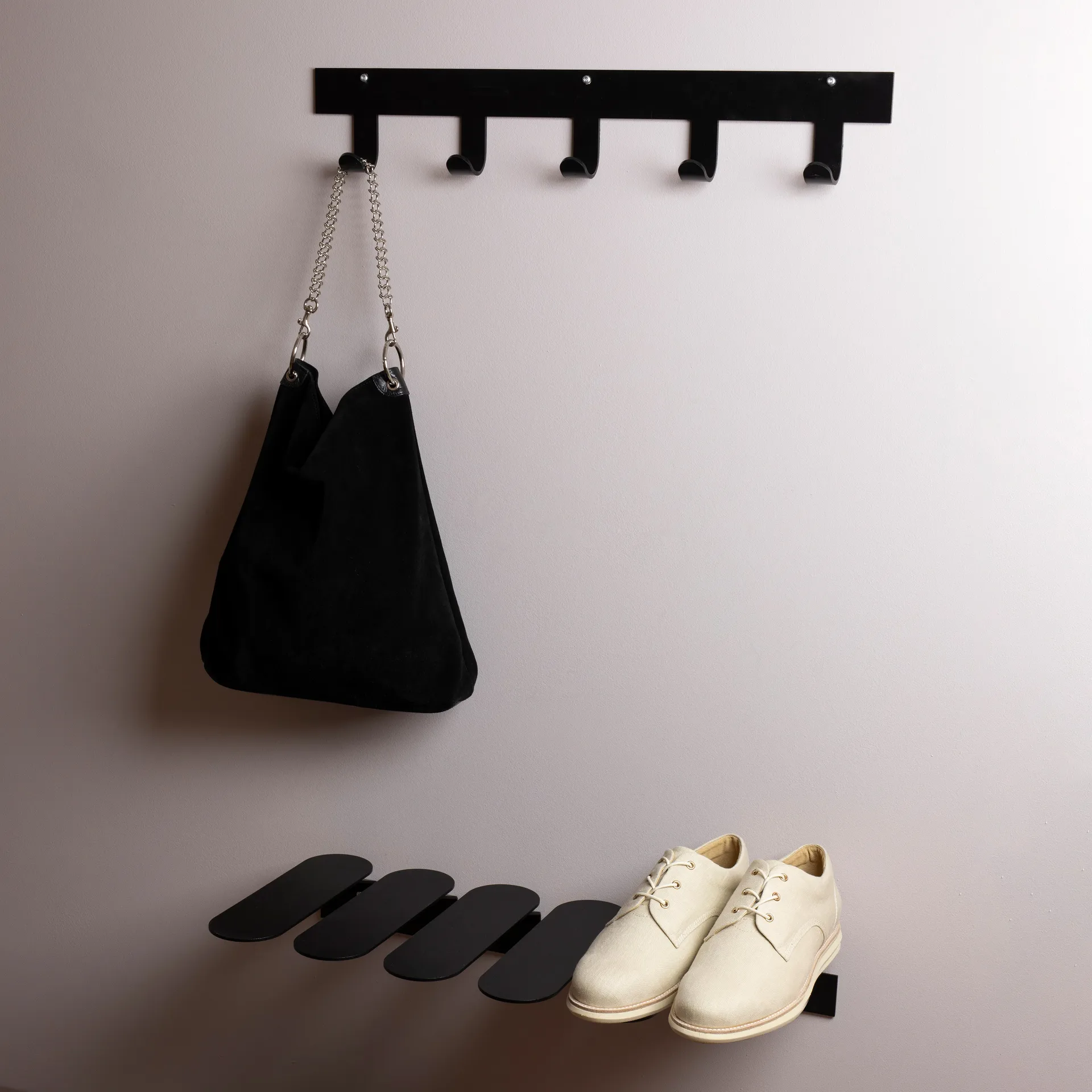Only Hooks kroklist, svart Maze