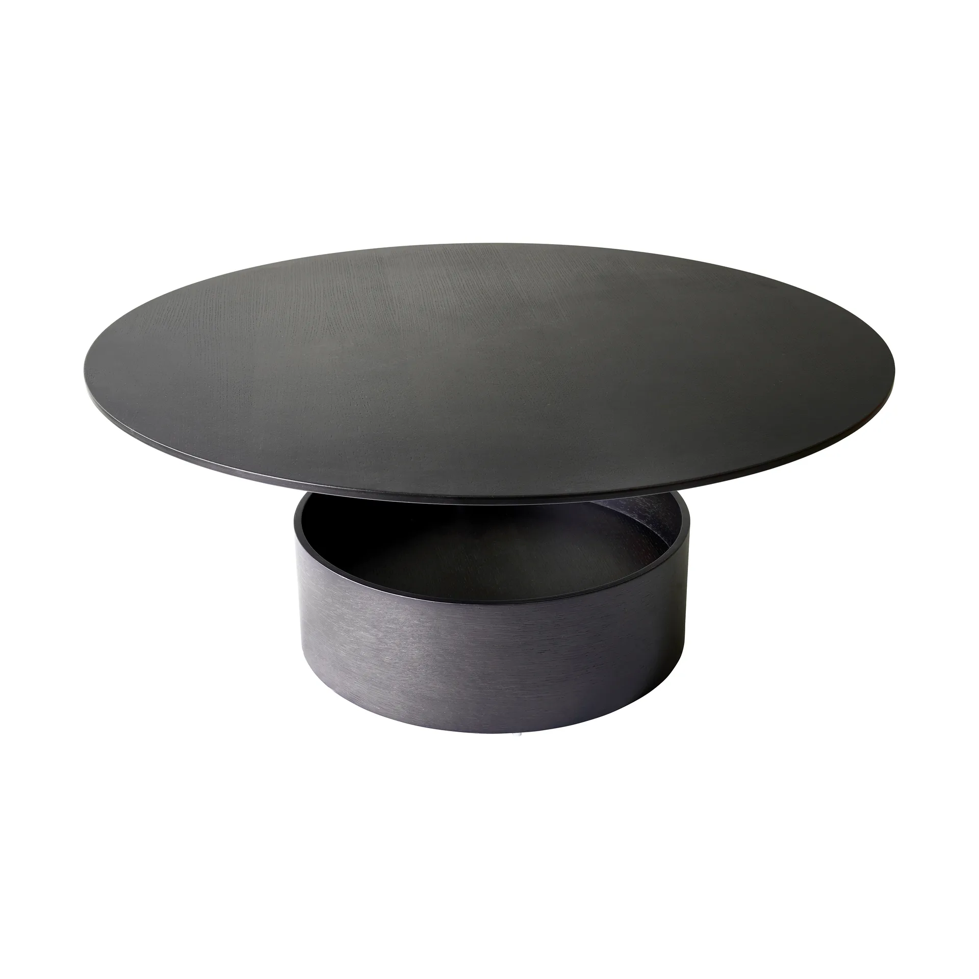 Parasol L soffbord Ø90 cm, Dark stained oak Maze