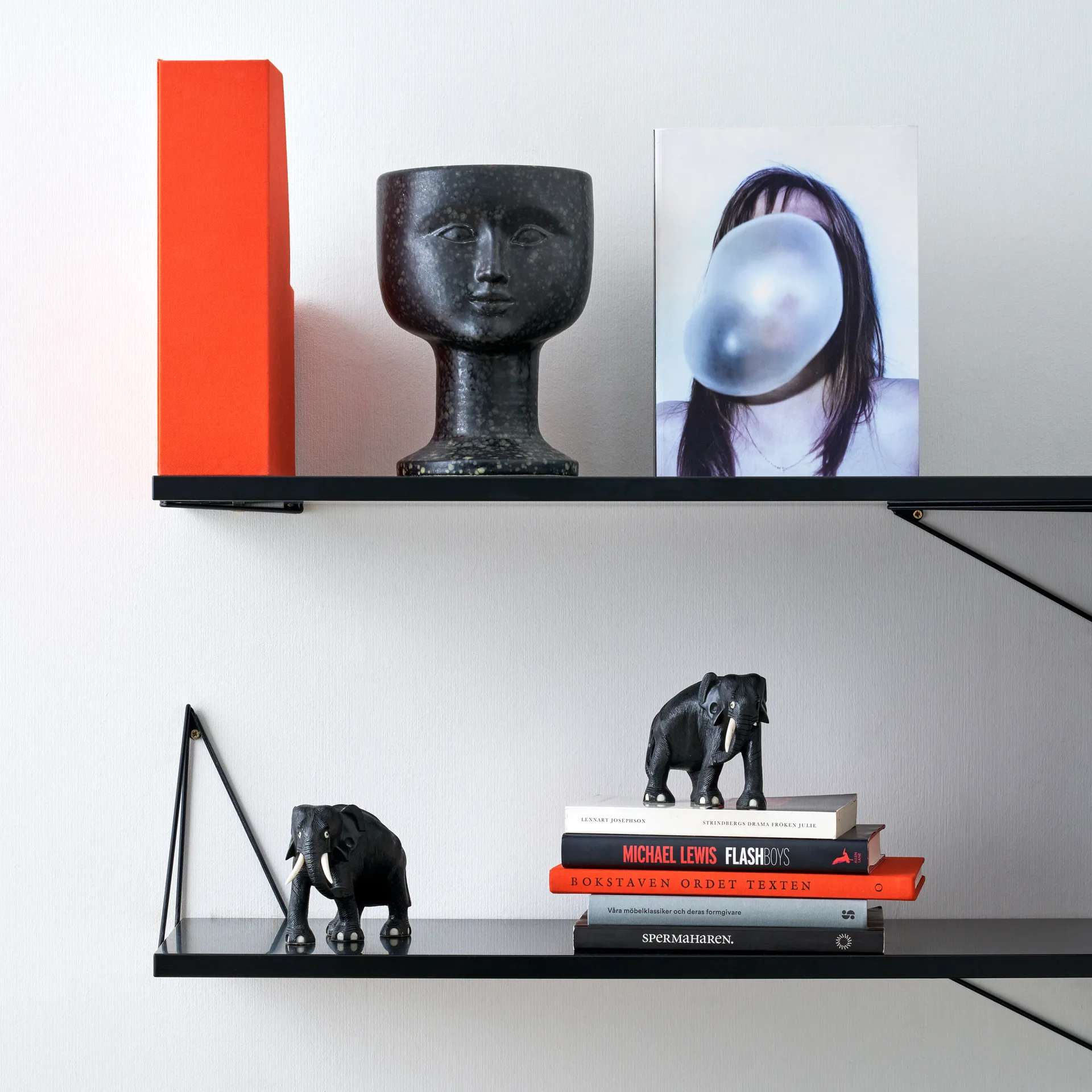 Pythagoras Brackets 2-pack, svart Maze