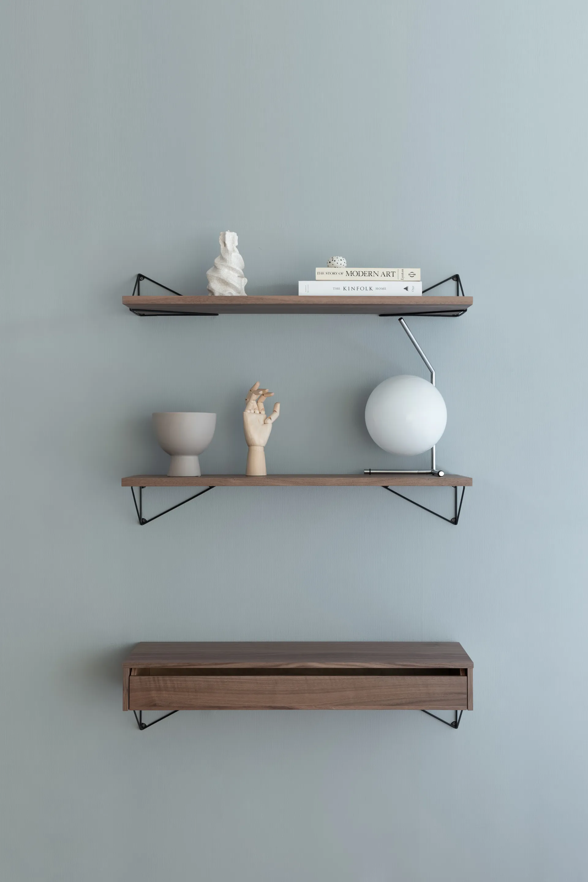 Pythagoras Brackets 2-pack, svart Maze