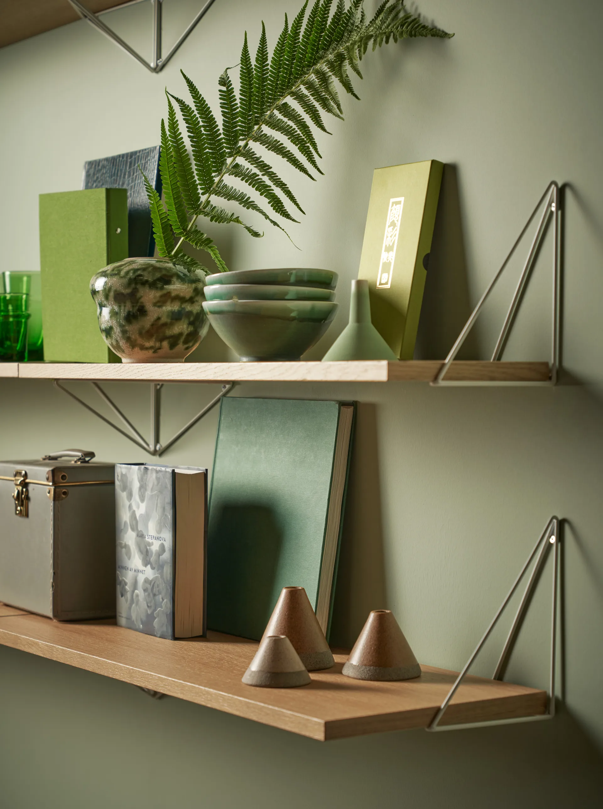 Pythagoras Brackets 2-pack, vit Maze