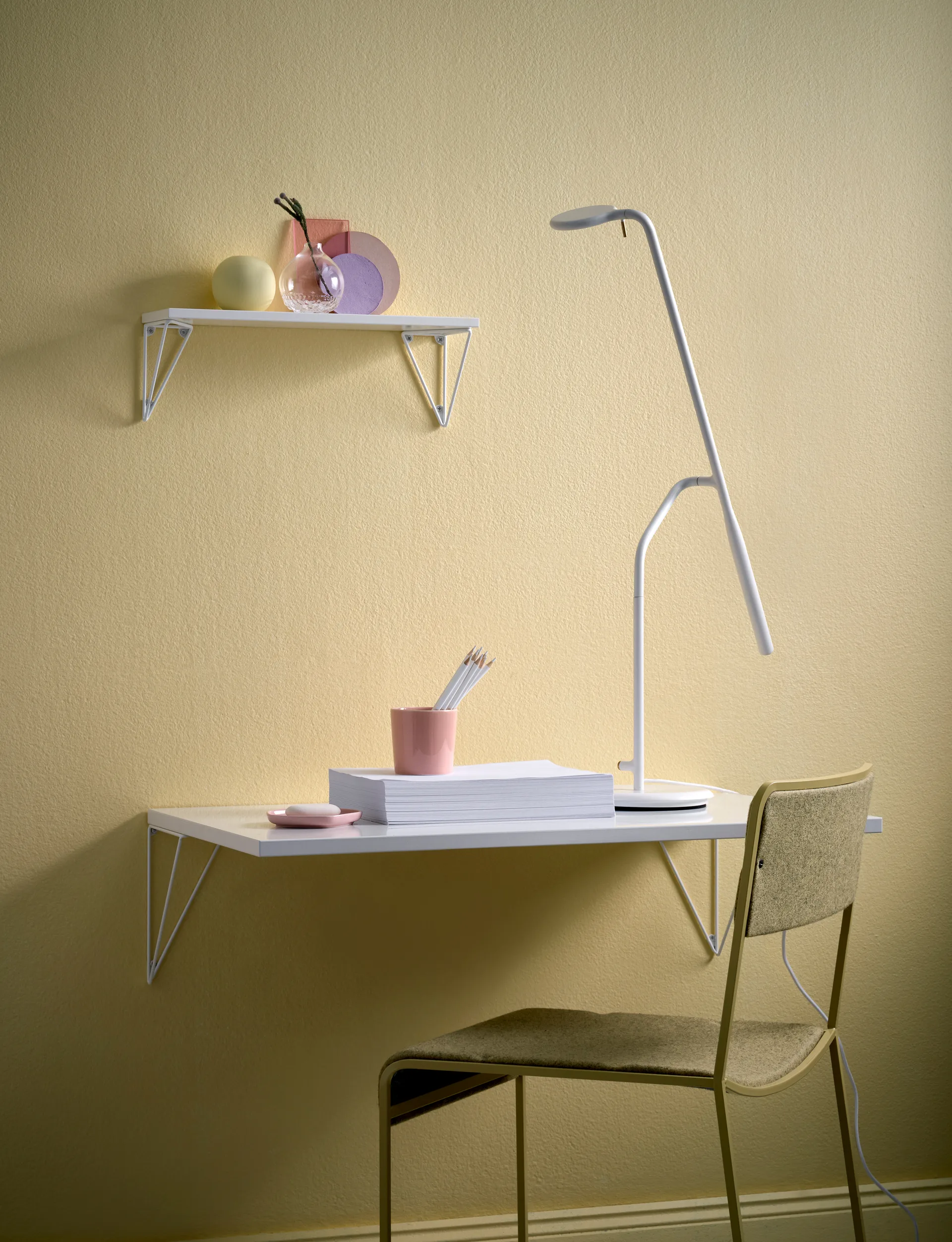 Pythagoras Brackets 2-pack, vit Maze