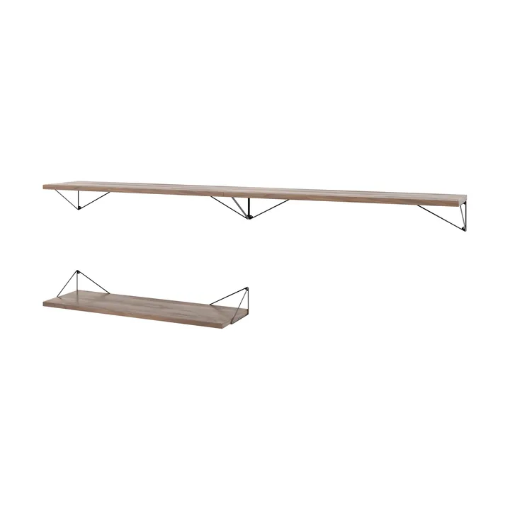 Pythagoras Bundle A hyllsystem valnöt-svart - Maze