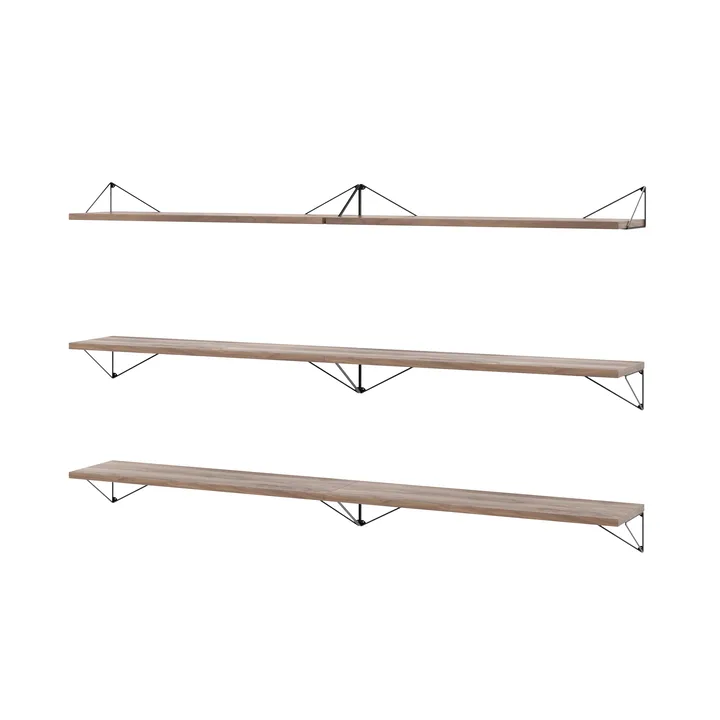 Pythagoras Bundle B hyllsystem valnöt-svart - Maze