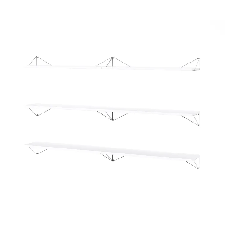 Pythagoras Bundle B hyllsystem vit-krom - Maze