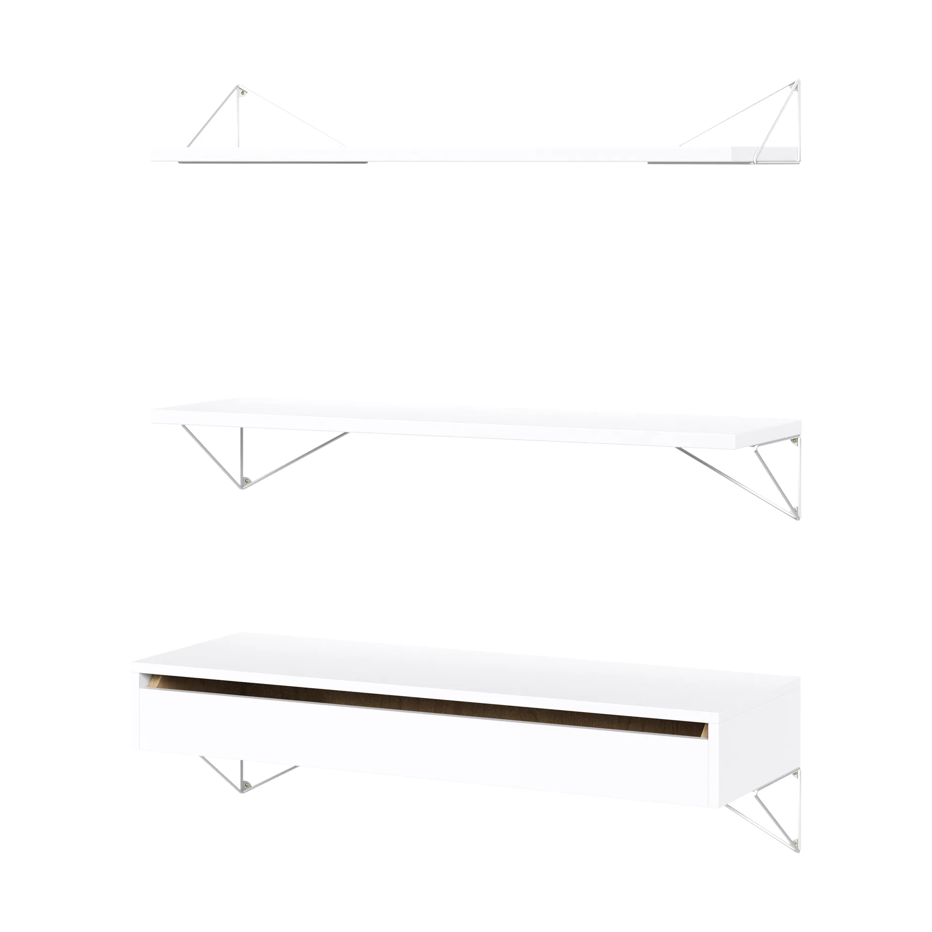 Pythagoras Bundle C hyllsystem vit-vit,  Maze