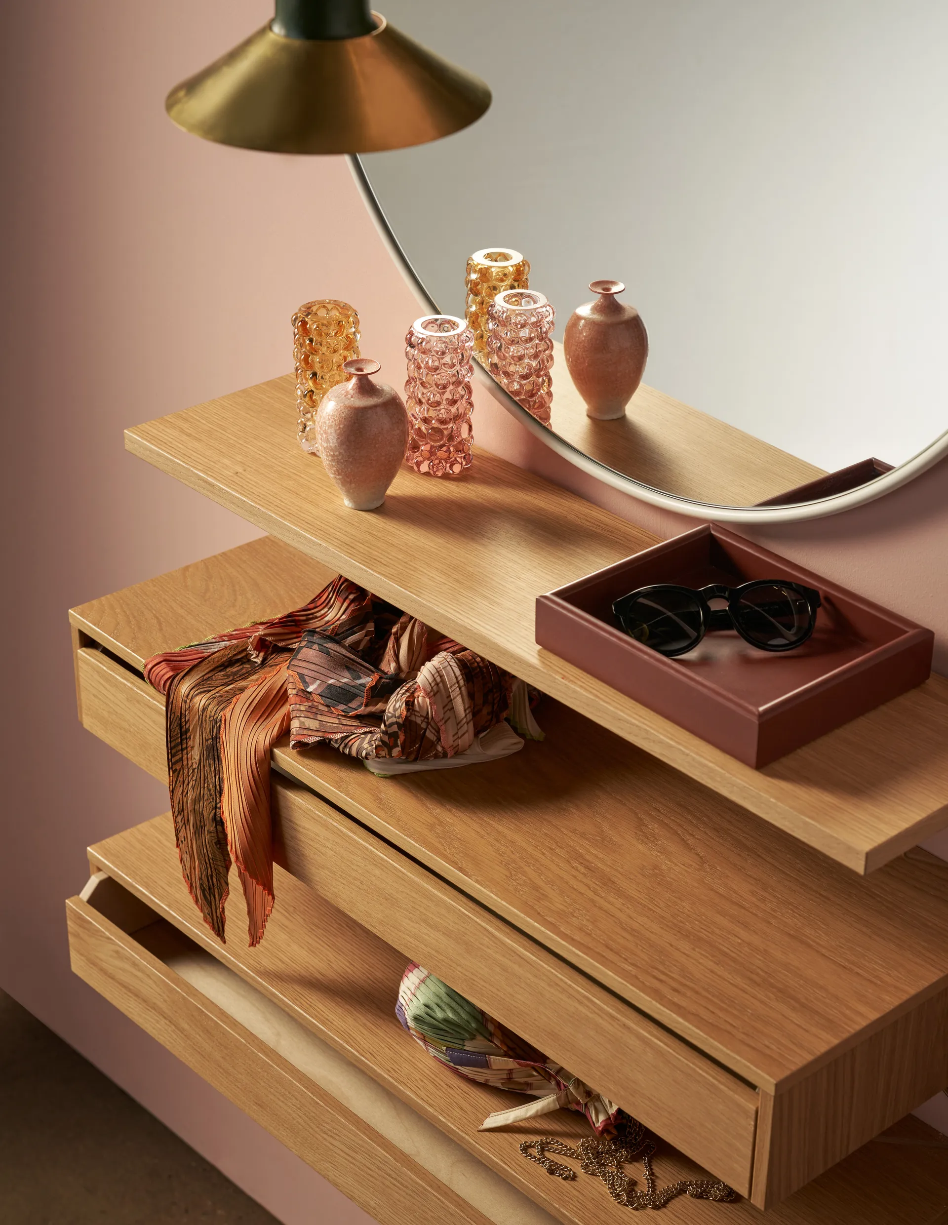 Pythagoras Shelf hyllplan, ek Maze