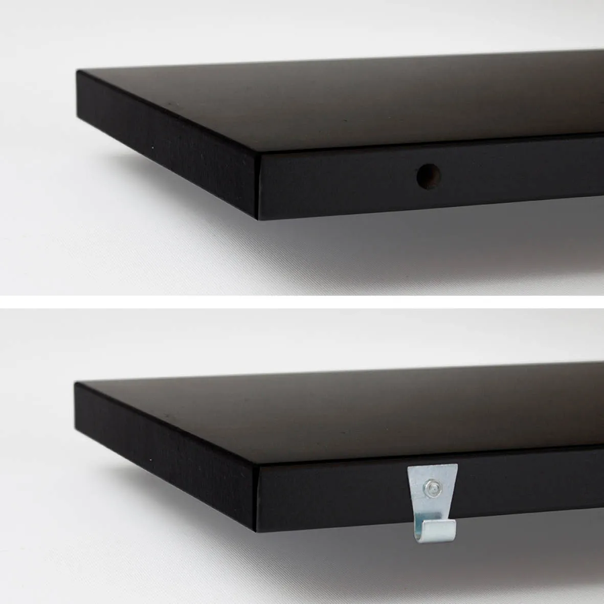 Pythagoras Shelf hyllplan, svart Maze