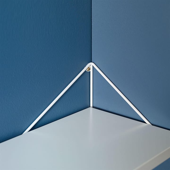Pythagoras Shelf hyllplan, vit Maze