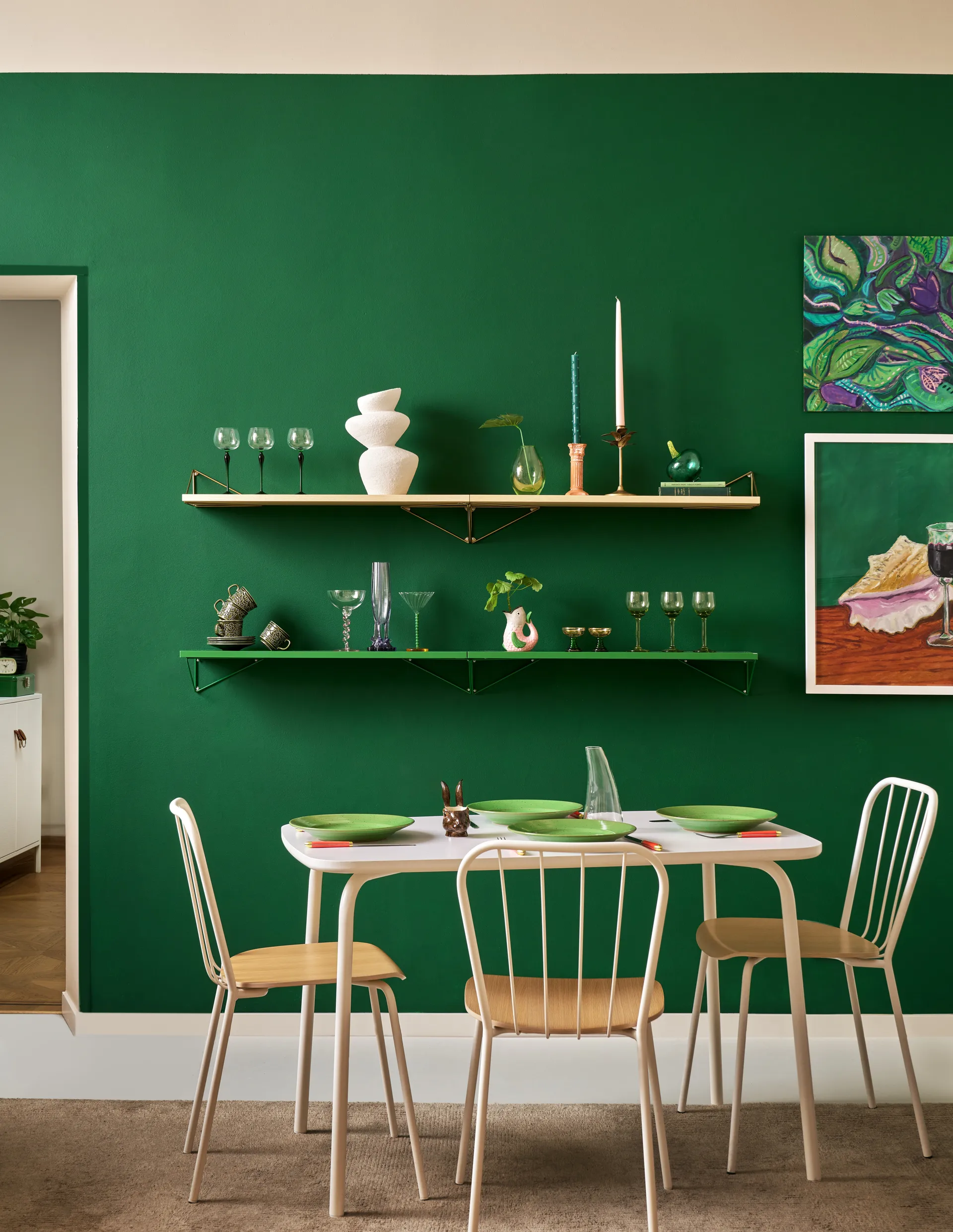 Pythagoras Shelf L hyllplan, Ash Maze