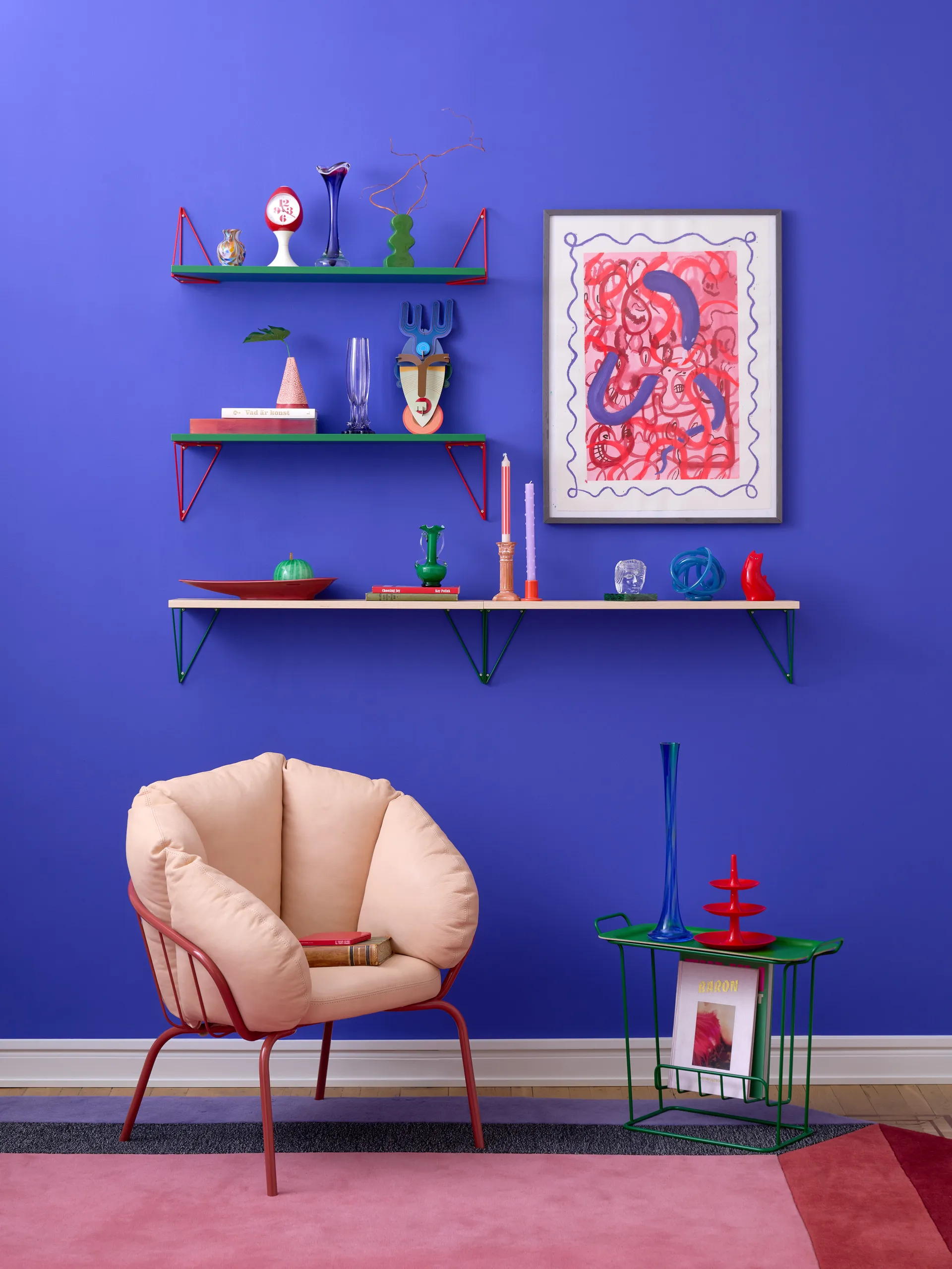 Pythagoras Shelf L hyllplan, Ash Maze