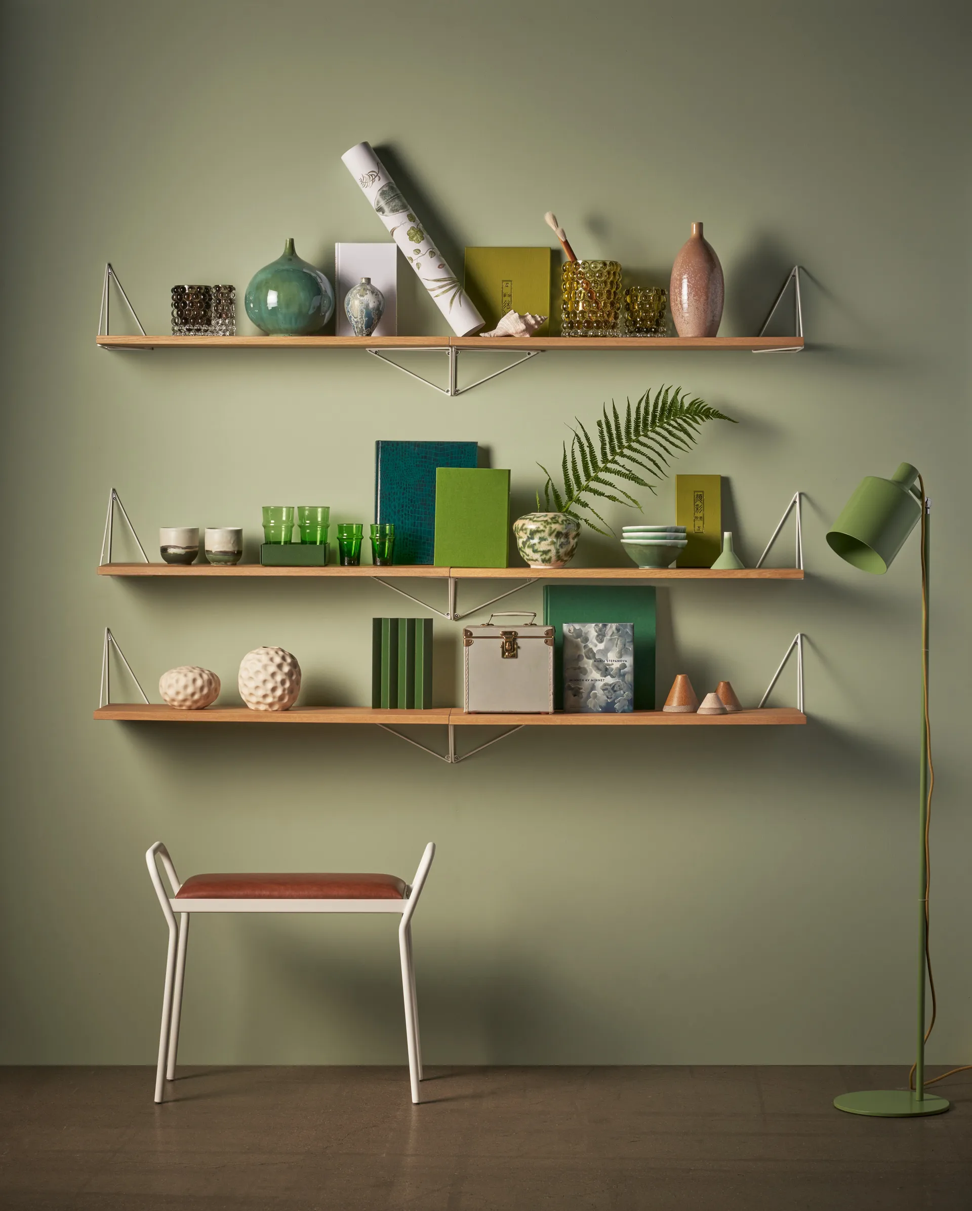 Pythagoras Shelf L hyllplan, ek Maze