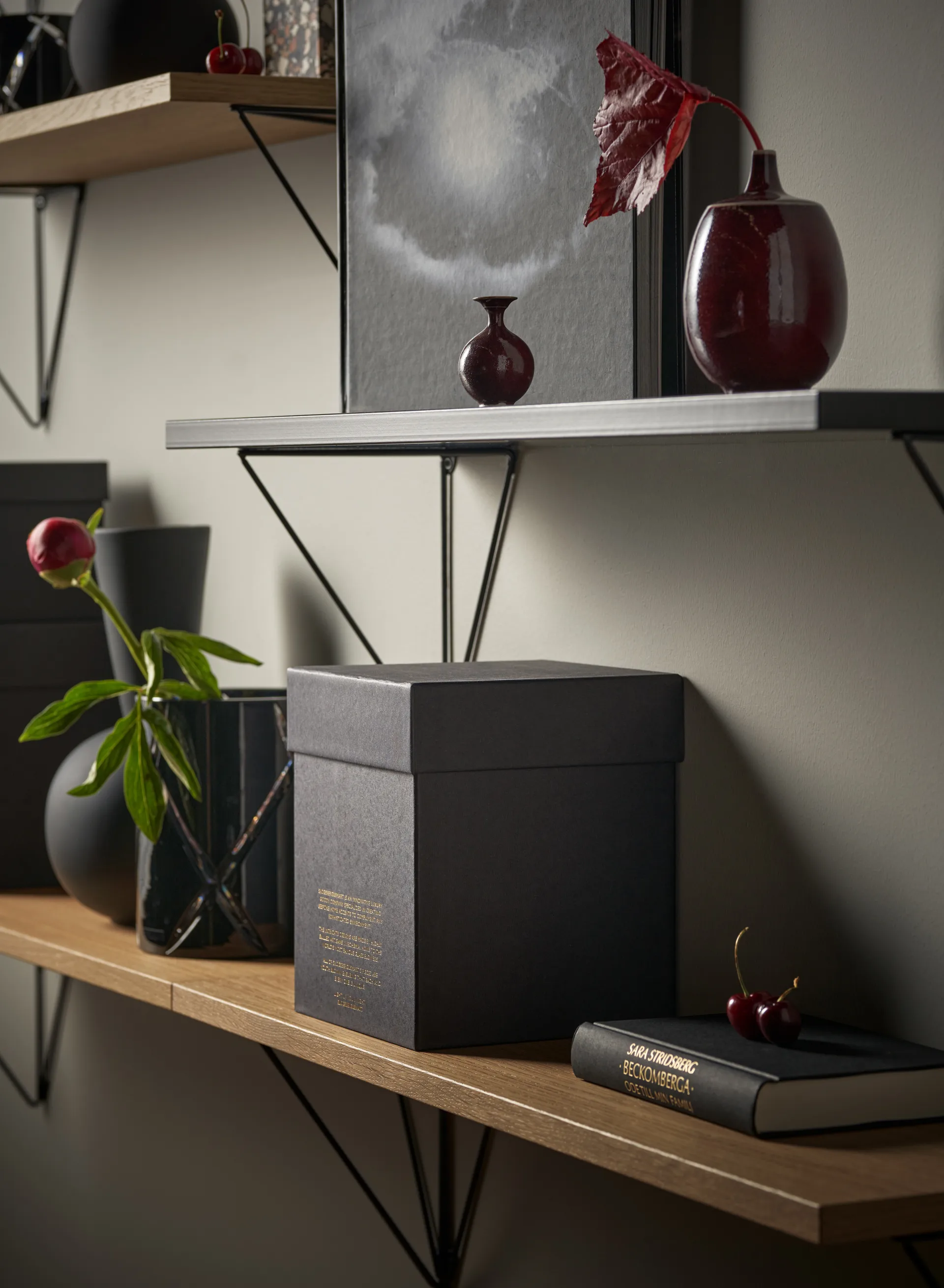 Pythagoras Shelf L hyllplan, ek Maze