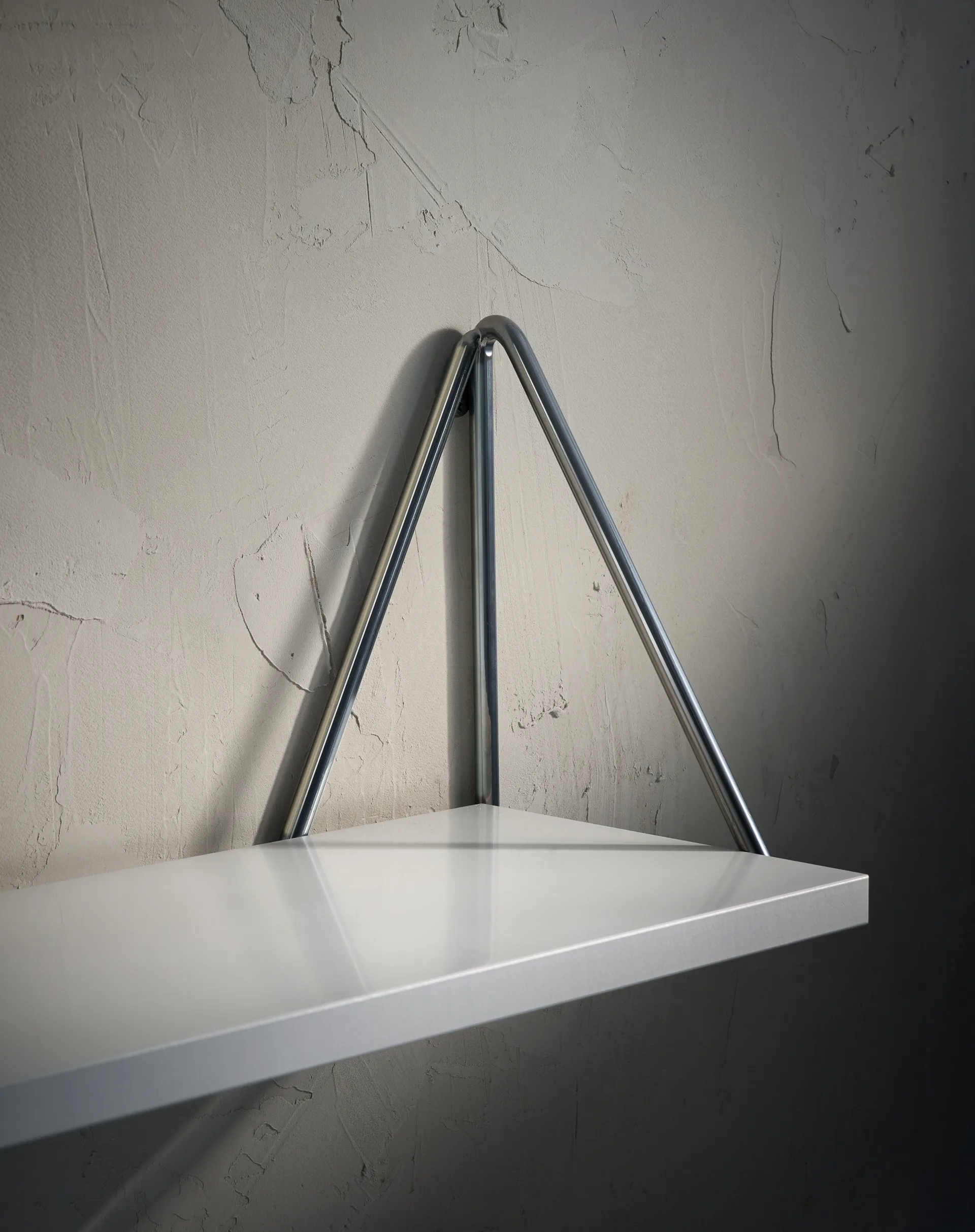 Pythagoras XL Brackets 2-pack, Chrome Maze