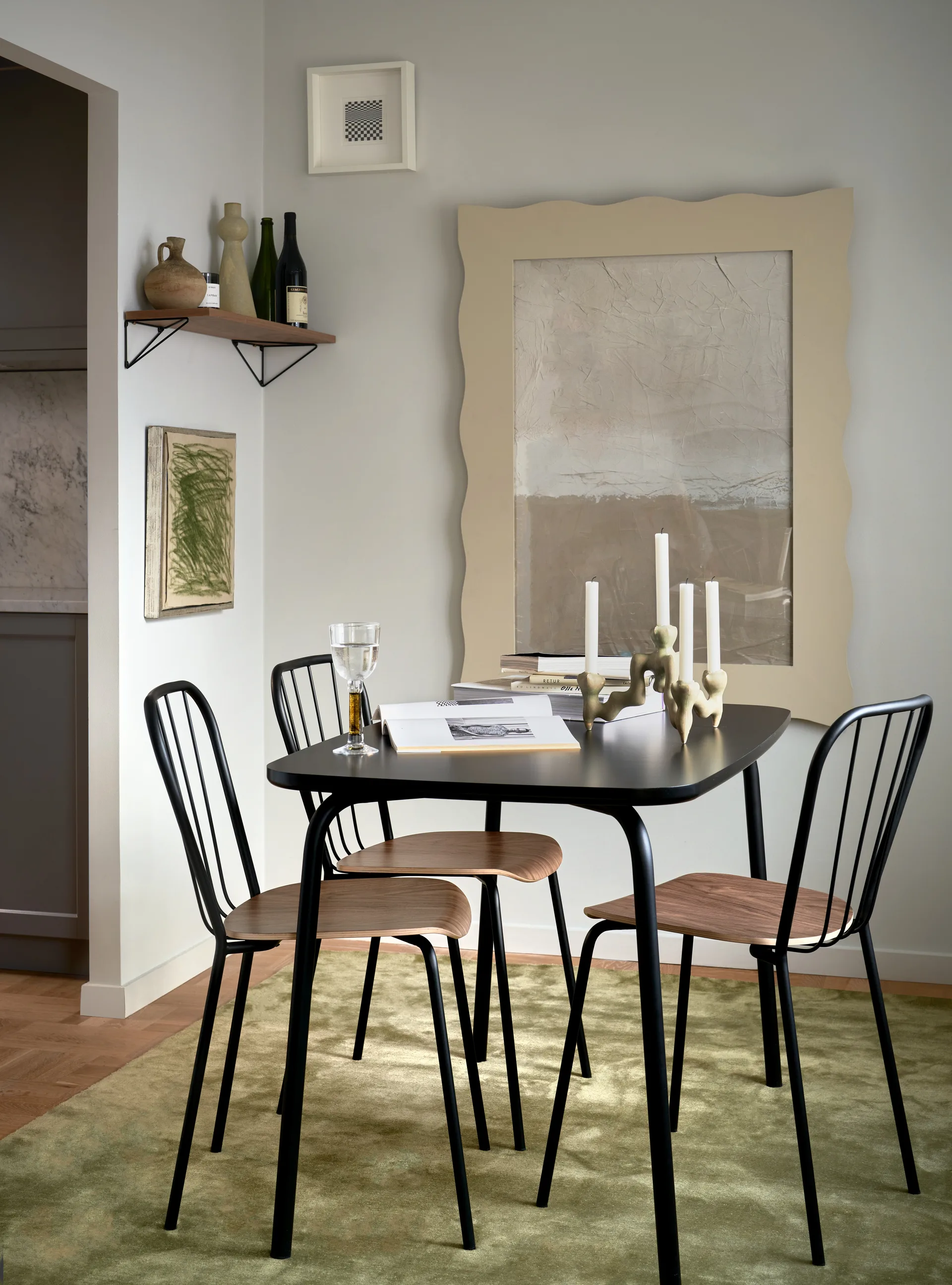 Same Chair stol, Svart-valnöt Maze