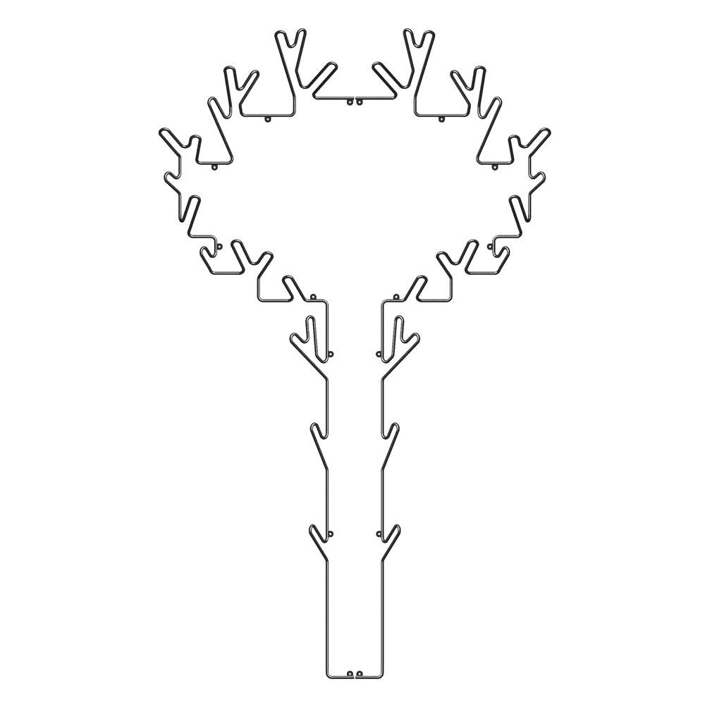 Maze Tree Hanger svart | Skandinavisk Design | Krokar & Hängare | Svart