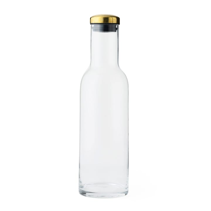 Bottle karaff 1 l - glas-mässing - Menu