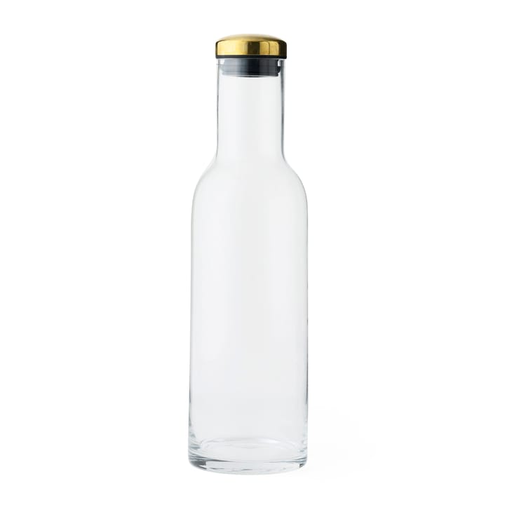 Bottle karaff 1 l - glas-mässing - MENU
