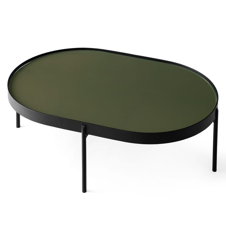 NoNo soffbord L 59,5x96,5 cm - Svart-mörkgrön - MENU