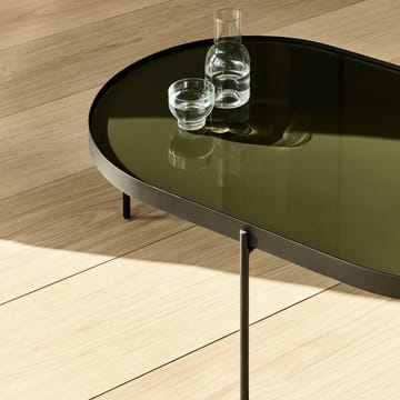 NoNo soffbord L 59,5x96,5 cm - Svart-mörkgrön - MENU