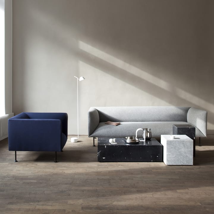 Plinth soffbord - black, cube - MENU