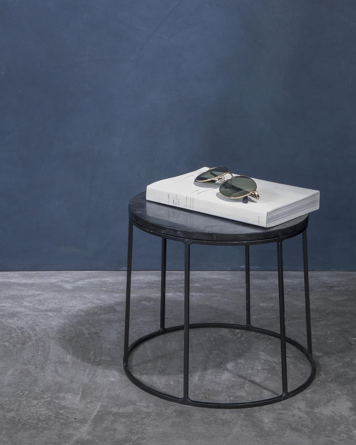 Wire table top - svart marmor - MENU