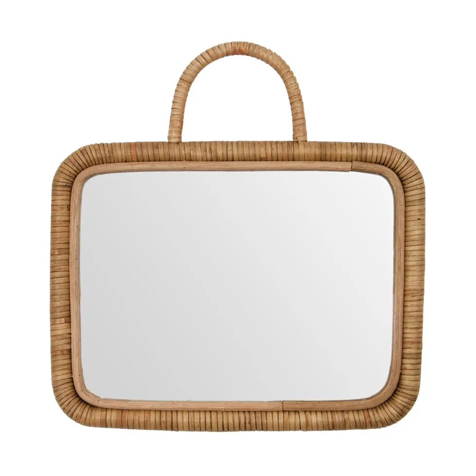 Meraki Baki spegel med ram 24x32 cm Natur