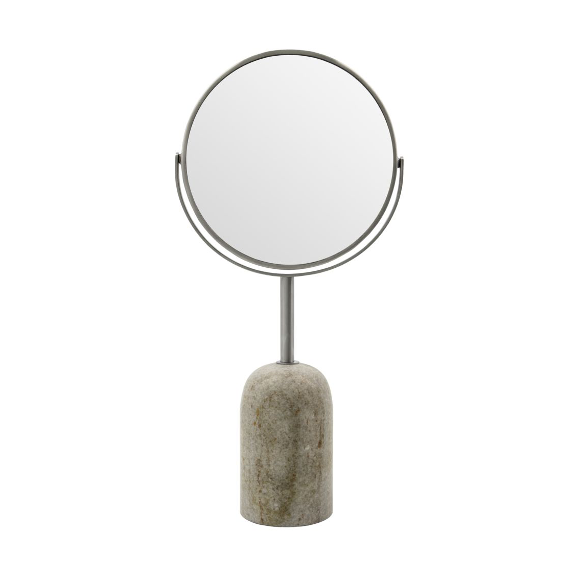 Meraki Marble tvåsidig spegel Beige | Skandinavisk Design | Bordsspeglar | Beige