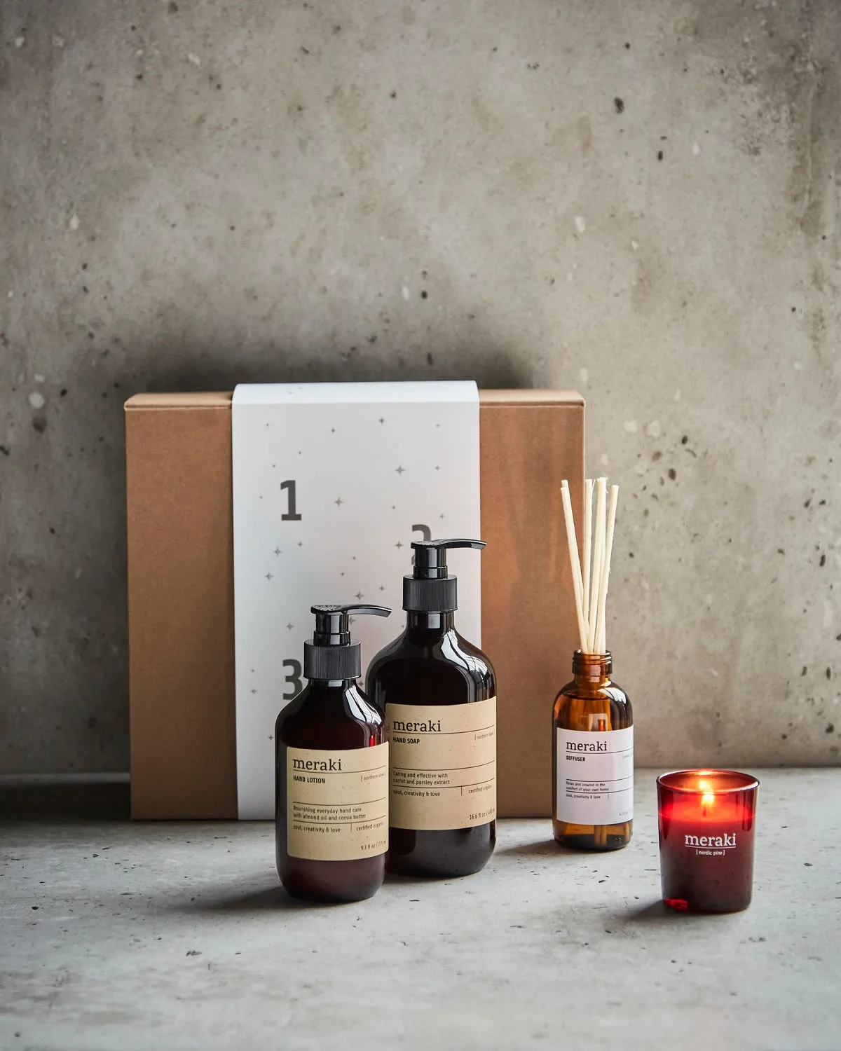 Meraki adventskalender 2023, Brun Meraki