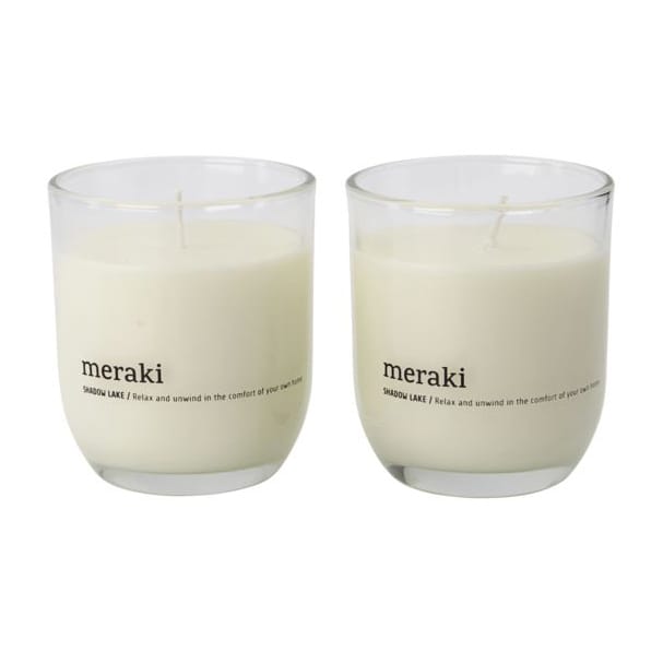 Meraki doftljus 22 timmar 2-pack - Shadow lake - Meraki