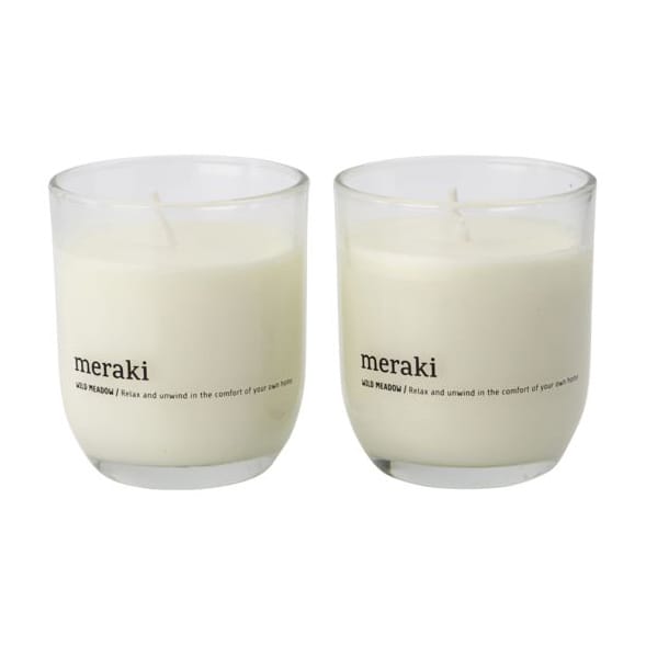 Meraki doftljus 22 timmar 2-pack - Wild meadow - Meraki