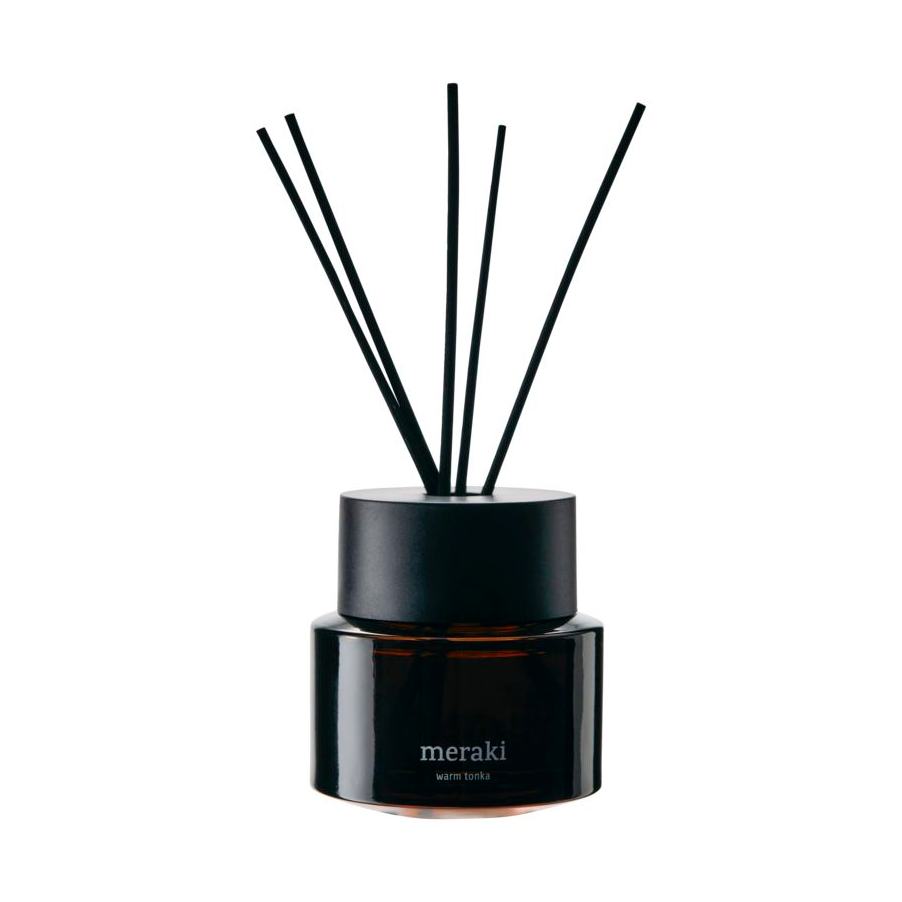Meraki doftpinnar 100 ml Warm tonka | Skandinavisk Design | Doftljus & Doftpinnar | Brun