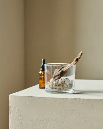 Meraki doftspridare lavasten och trä inkl. olja - Amber dust, svart - Meraki