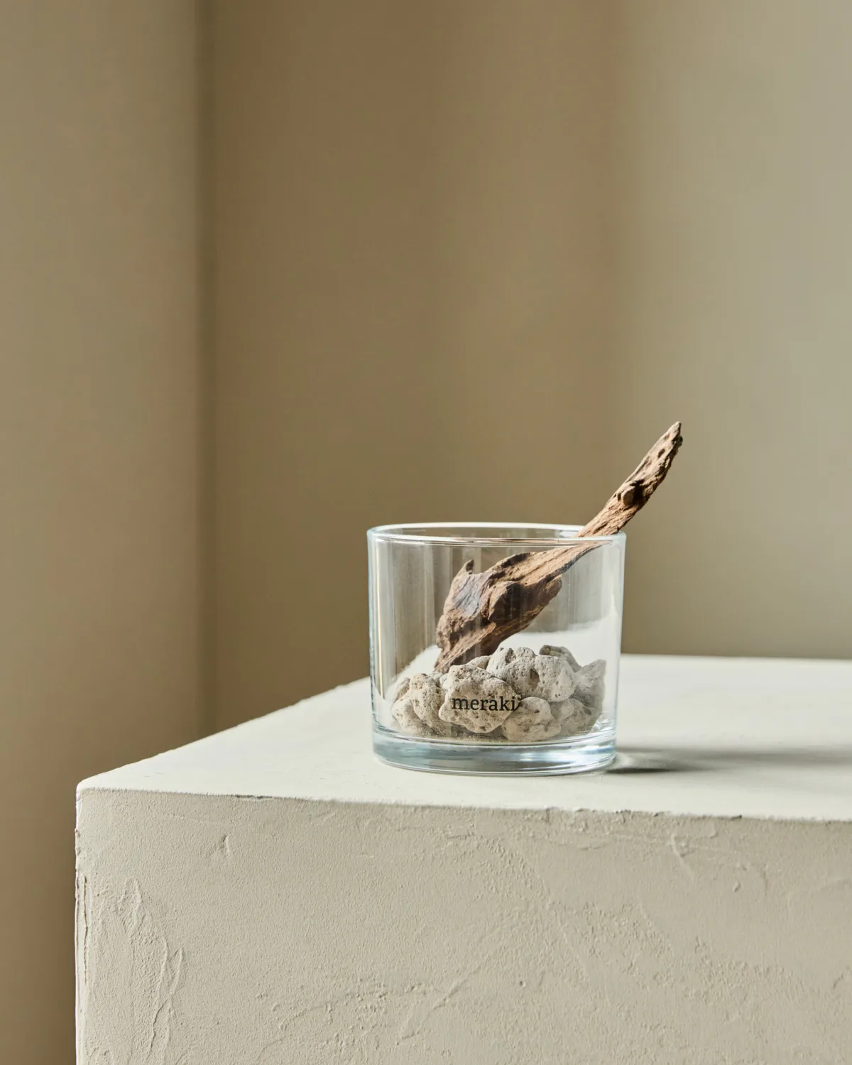 Meraki doftspridare lavasten och trä, Svart Meraki