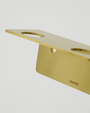 Meraki flashängare - Borstad mässingsfinish, för 2 flaskor - Meraki