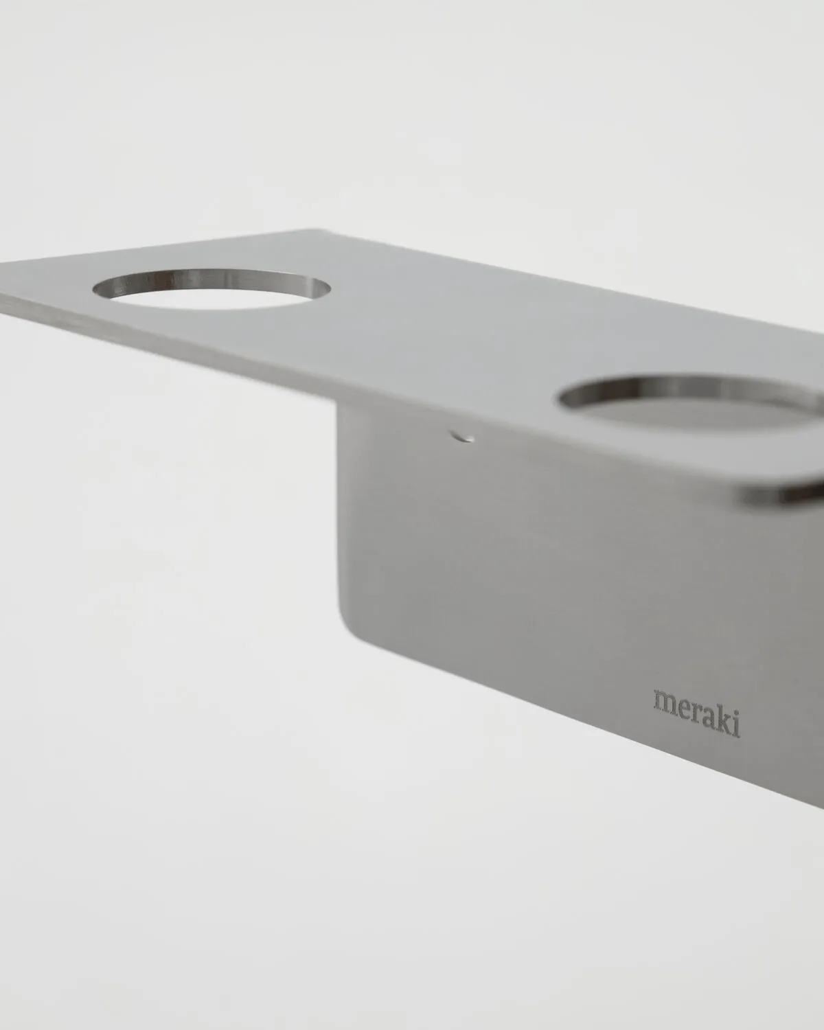 Meraki flashängare, Borstad silverfärg, för 2 flaskor Meraki
