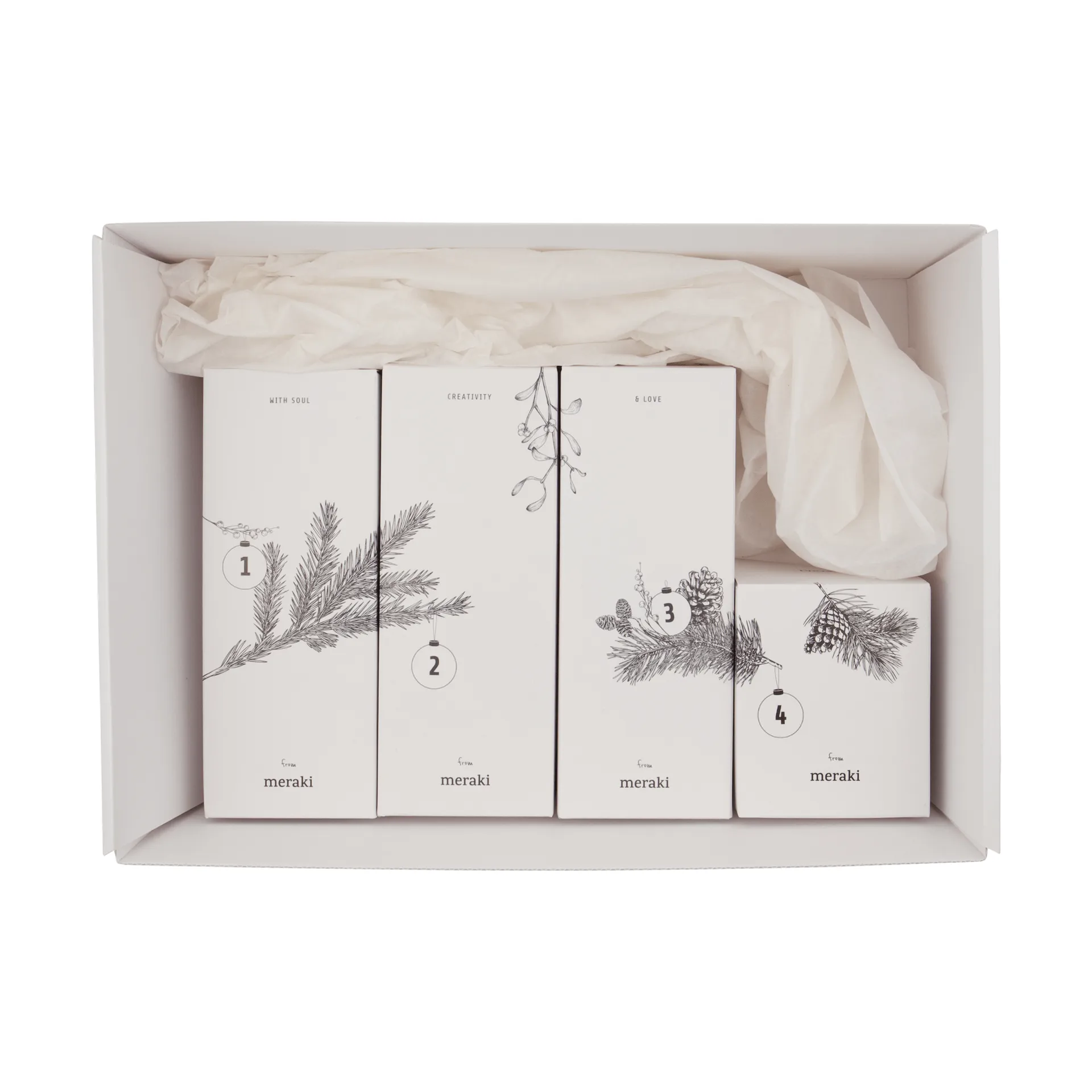 Meraki gåvoset-adventskalender, Meadow bliss, Silent amber Meraki
