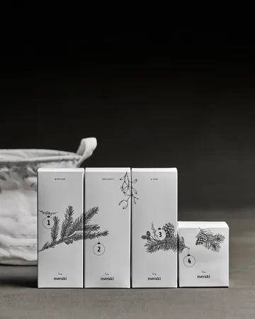 Meraki gåvoset-adventskalender - Meadow bliss, Silent amber - Meraki