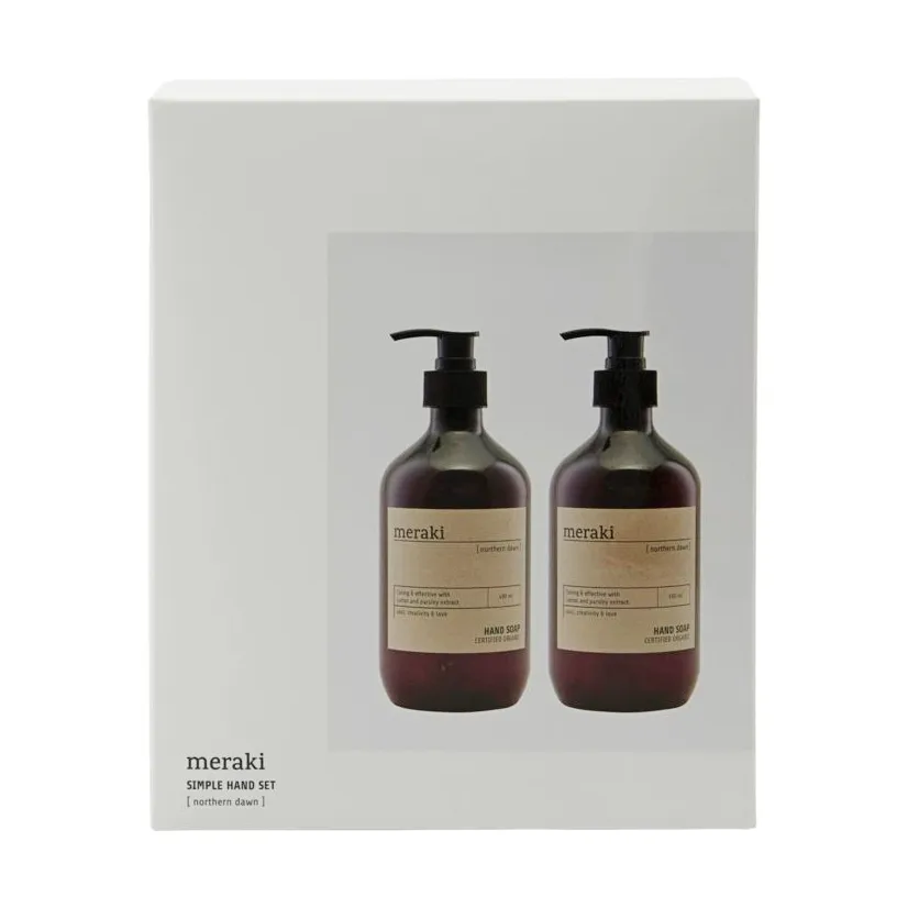 Meraki gåvoset handtvål 490 ml 2-pack, Northern dawn Meraki