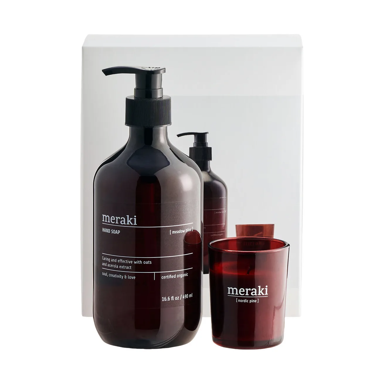 Meraki gåvoset handtvål och doftljus, Everyday pampering Meraki