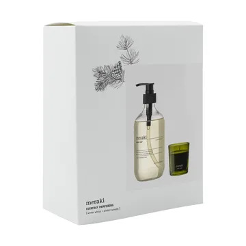 Meraki gåvoset handtvål och doftljus - Winter whisp, winter woods - Meraki