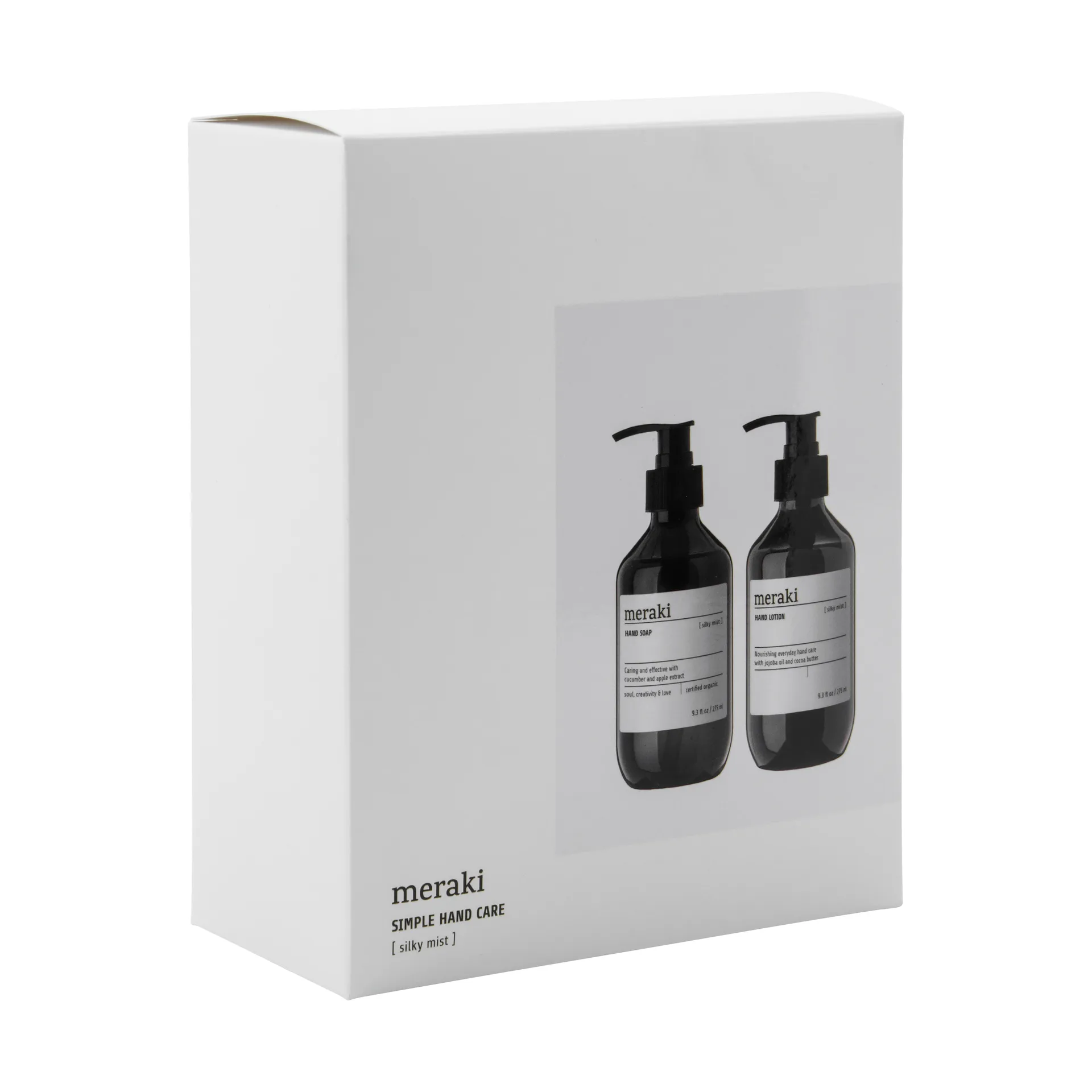 Meraki gåvoset, handtvål och handlotion, Silky Mist Meraki