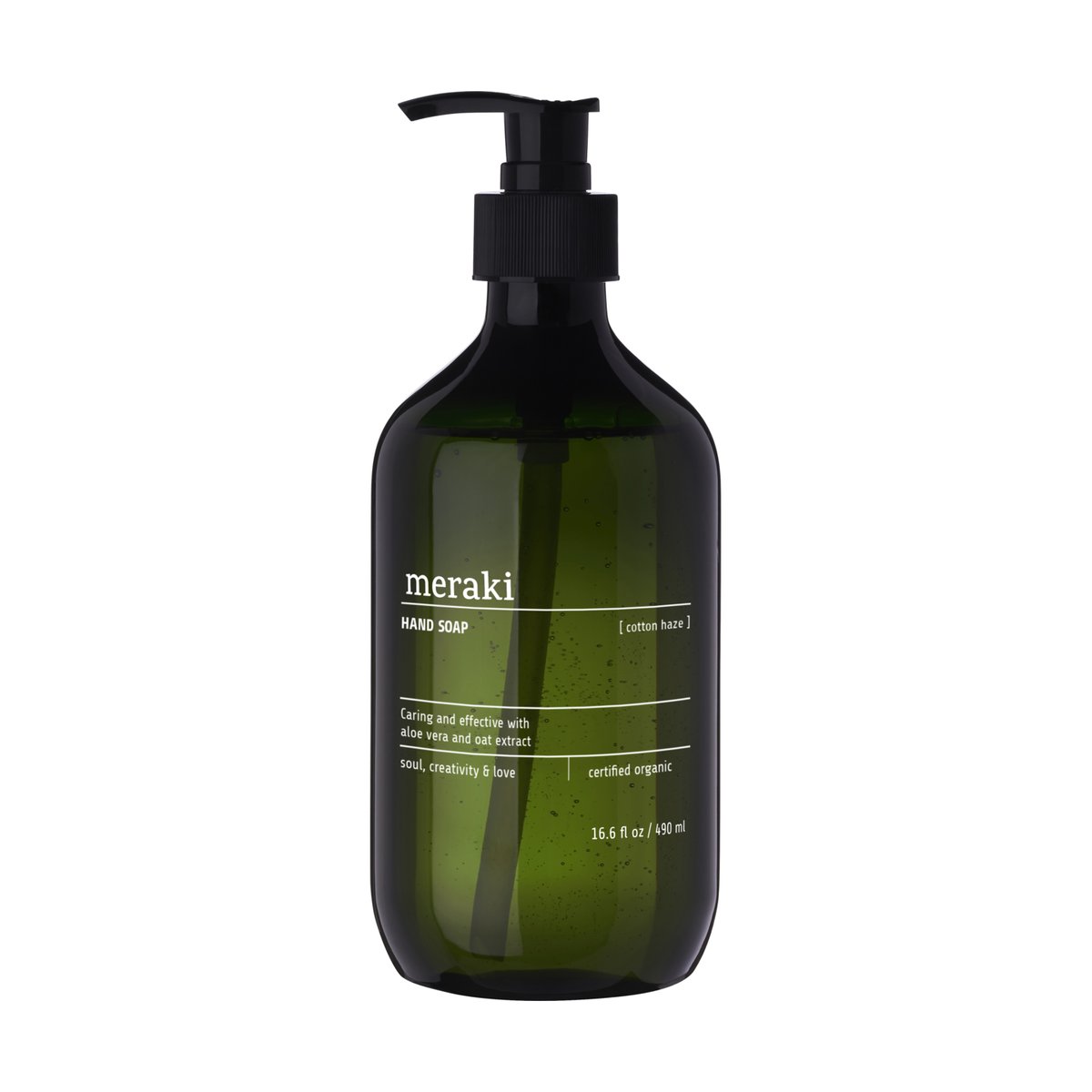 Meraki handtvål 490 ml Cotton Haze | Skandinavisk Design | Tvålar & Handkräm | Grön