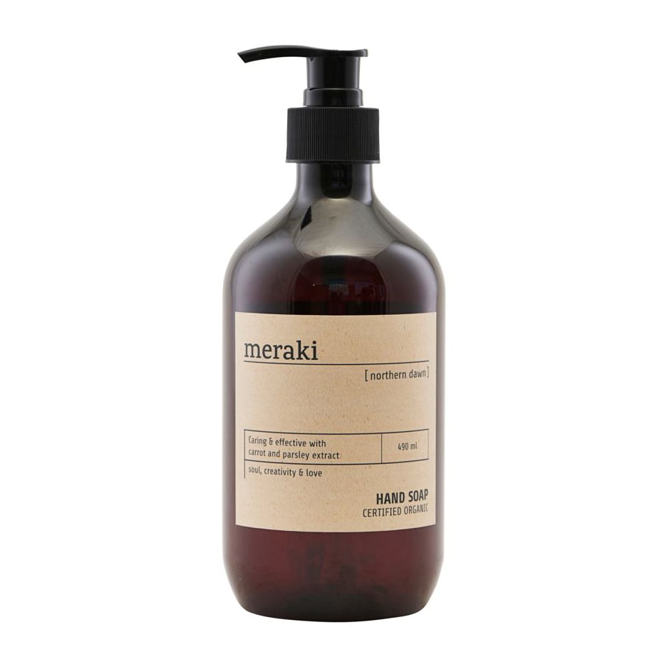 Meraki handtvål 490 ml Northern dawn | Skandinavisk Design | Tvålar & Handkräm | Brun