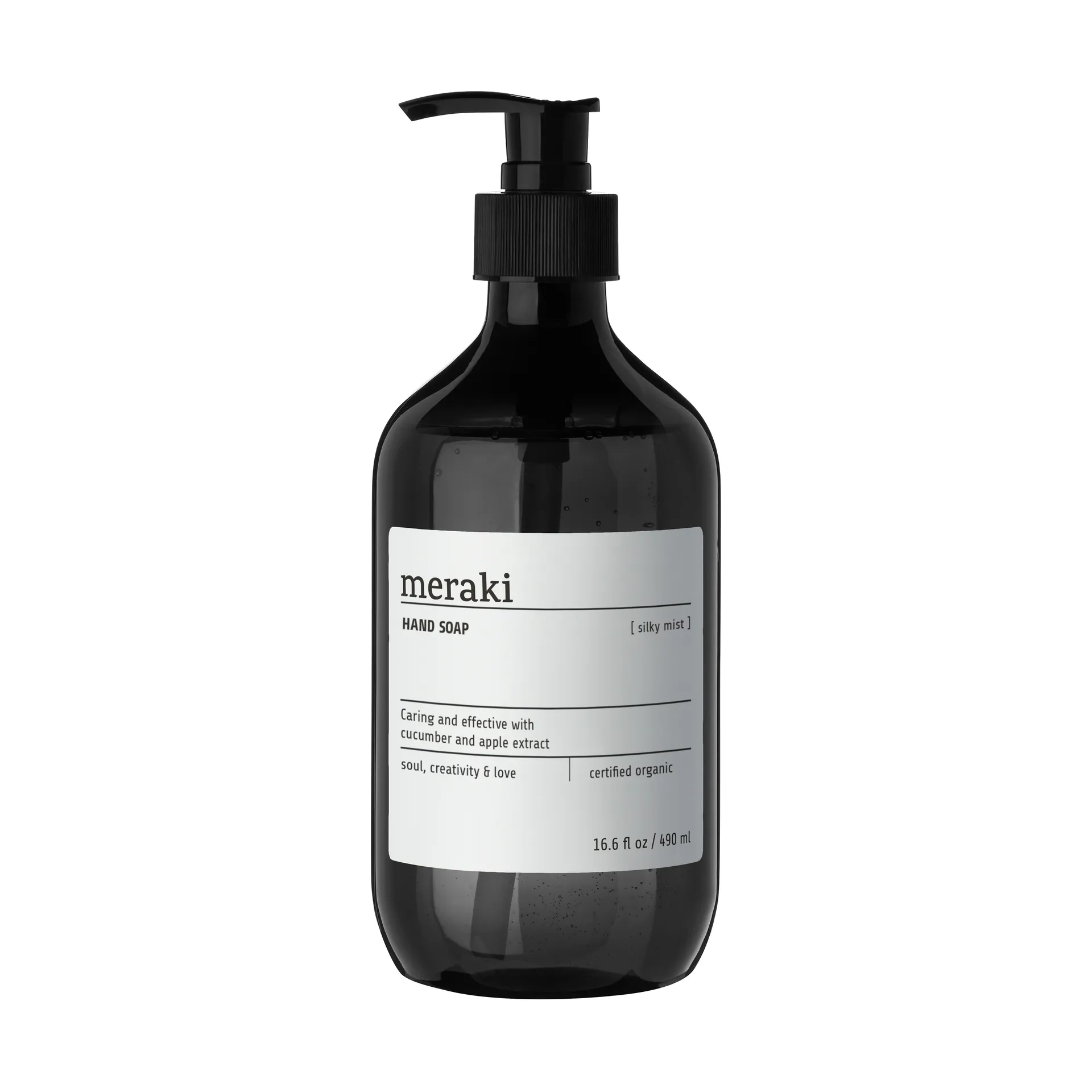 Meraki handtvål 490 ml, Silky mist Meraki