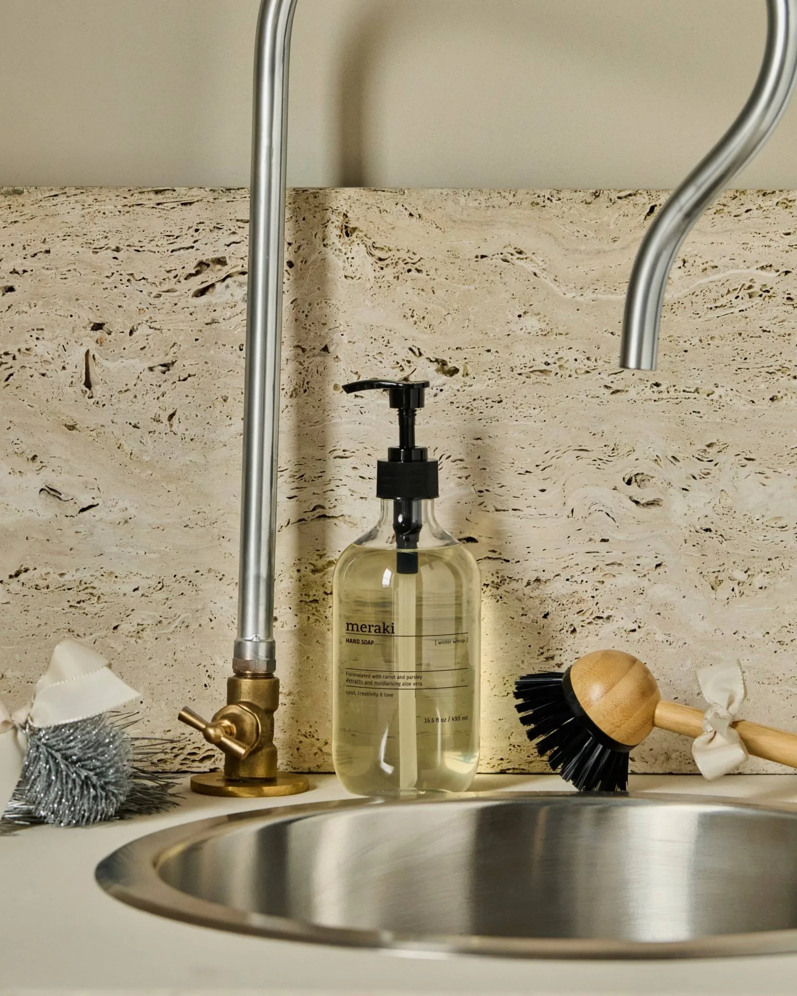 Meraki handtvål 490 ml, Winter whisp Meraki